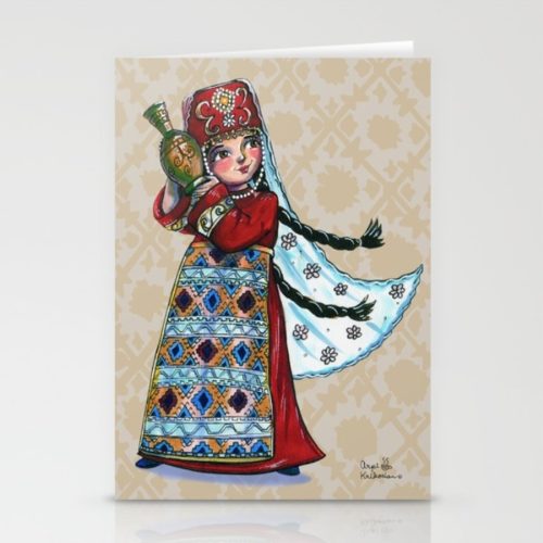 Arev Greeting Card