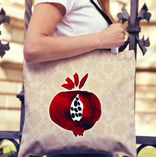 Pomegranate Totebag - Image 4