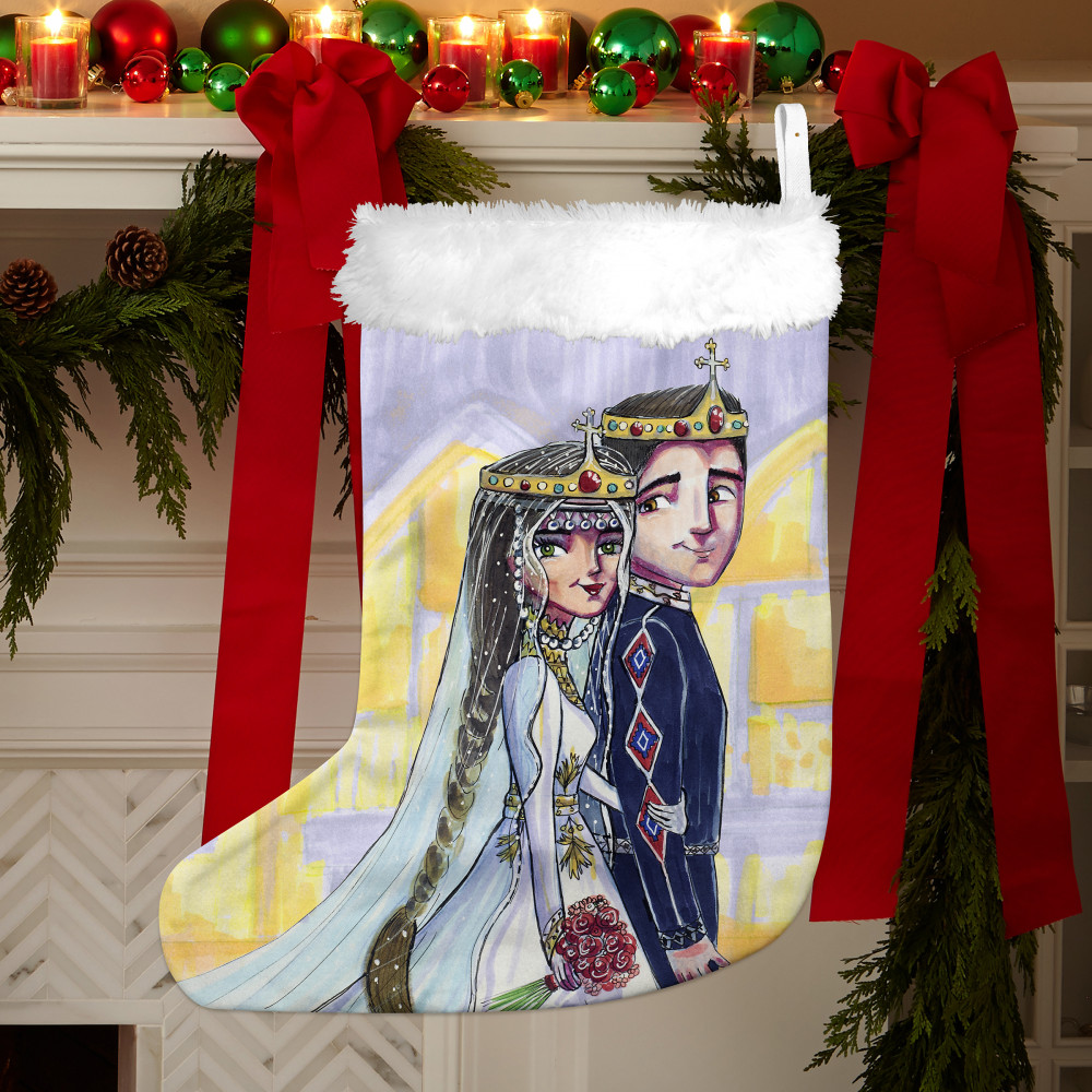 Bride and Groom Cutting Board Arpi Krikorian