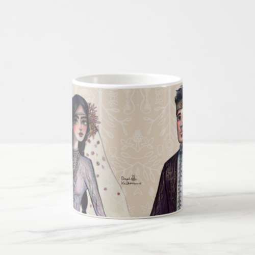 Armen and Anush Cream Mug - Image 2