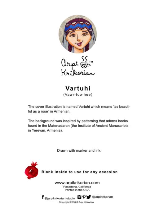 Vartuhi Greeting Card - Image 2