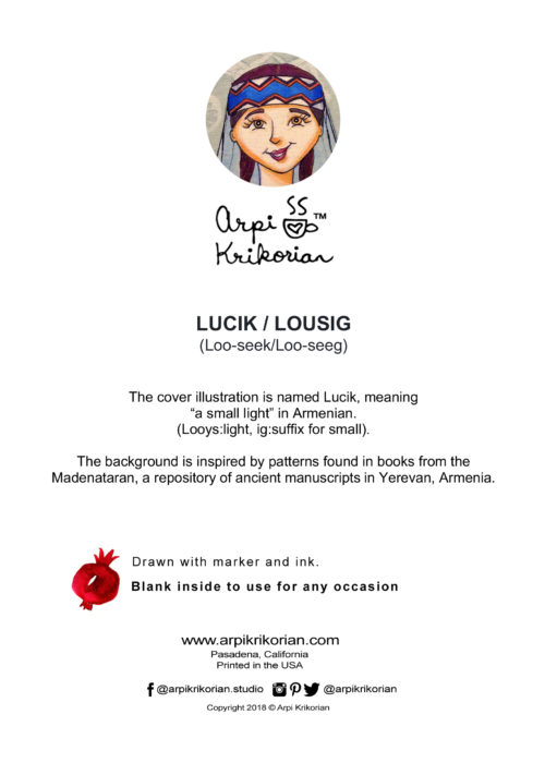 Lucik Greeting Card - Image 2