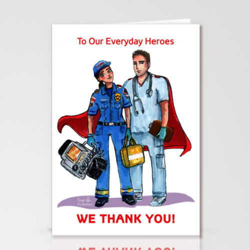 Everyday Heroes Greeting Card