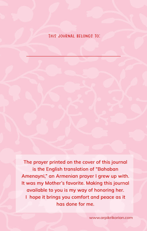 Unconditional Love-English prayer Journal - Image 2