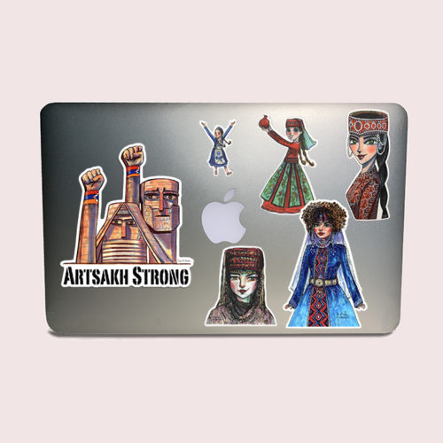 Artsakh Strong Sticker - Image 2