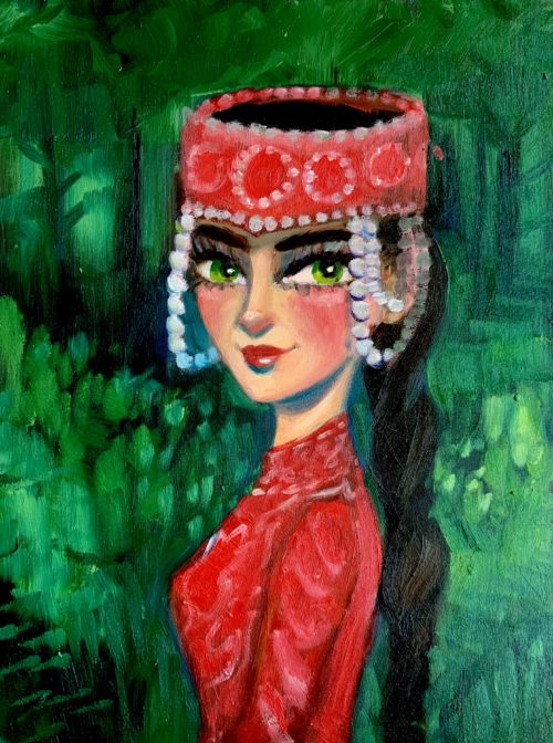 Ani - oil painting