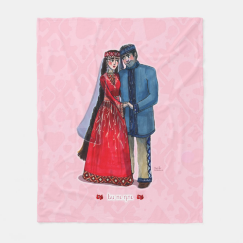 Yes oo Too (me and you) Fleece Blanket