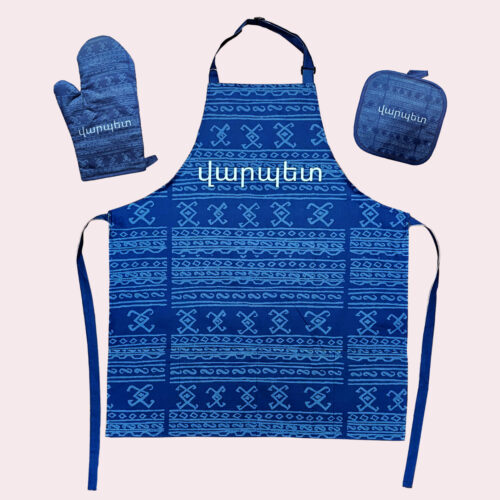Varbed Apron, pot holder, oven mit